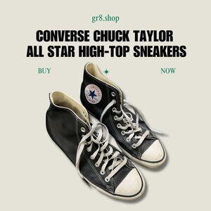 Converse Chuck Taylor All Star High-Top Sneakers Black Size 9.5